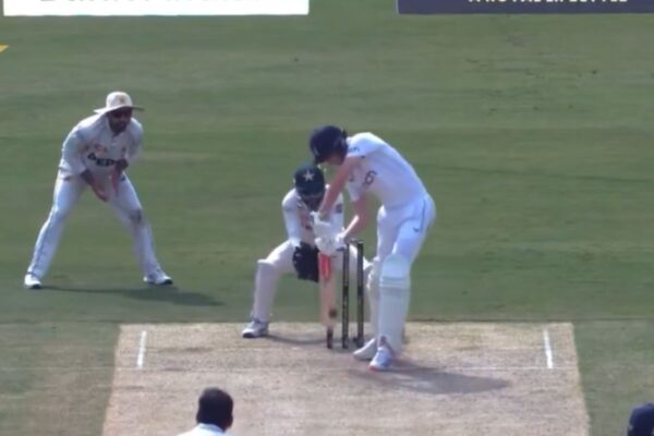 “No more Bazball”: Pakistan keeper taunts Harry Brook for playing a defensive shot as England collapsed in the 3rd Test