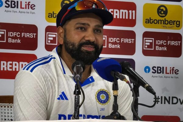 Rohit Sharma reacts to India’s batting stinker against New Zealand