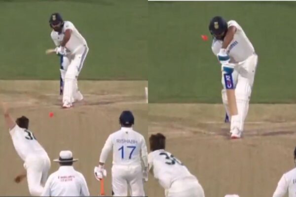 Rohit Sharma Poor Form Continues as Pat Cummins Sends Him Back to the Pavilion with a Jaffer in Adelaide Test [WATCH]