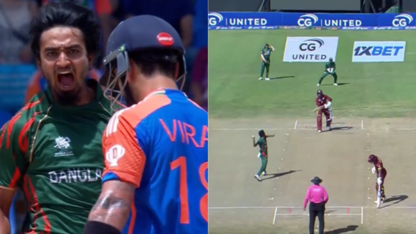 After Riling Up Virat Kohli, Bangladesh Pacer Offends West Indies Batter With Rude Throw