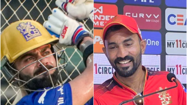 Virat Kohli Dinesh Karthik Royal Challengers Bengaluru CSK vs RCB IPL 2025