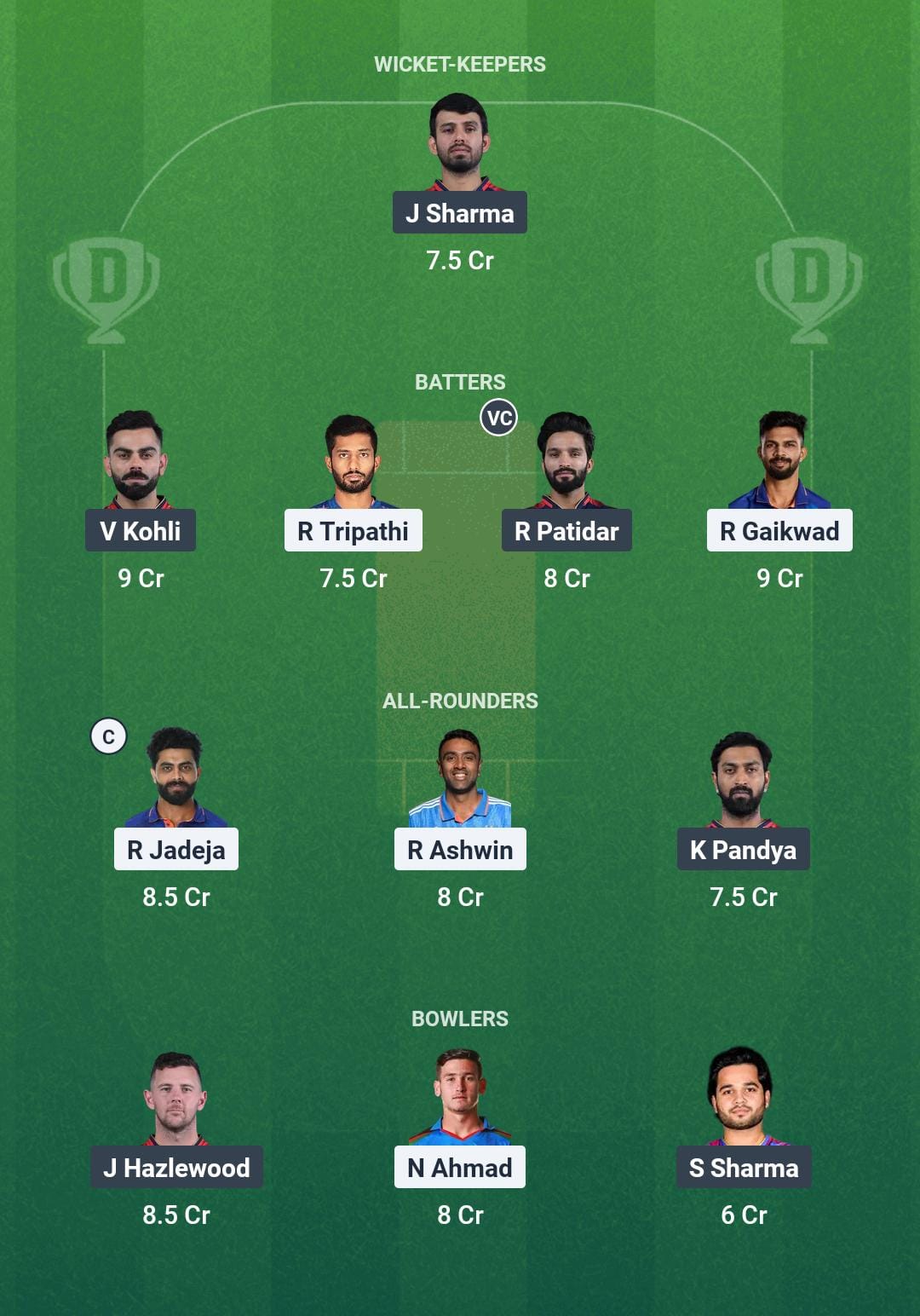 CHE vs RCB Dream11 Prediction Today Match 8 Playing XI IPL 2025 Grand League Team