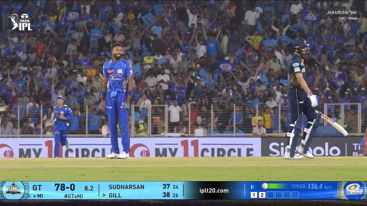 [WATCH] Hardik Pandya Gives Shubman Gill Funny Stare After 4th Dismissal in 18 Balls | GT vs MI, IPL 2025