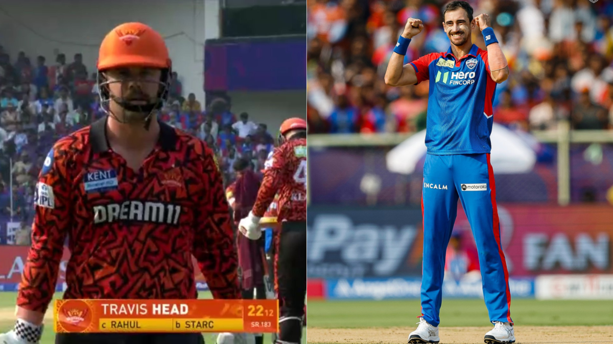Travis Head Dismissed by Mitchell Starc Again: Axar Patel Captaincy Masterstroke Gives Big Wicket for Delhi Capitals vs SRH in IPL 2025 Match