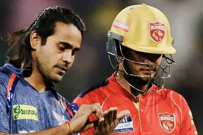 Digvesh Rathi Fined Level One offense IPL notebook celebration vs Priyansh Arya lsg vs PBKS IPL 2025