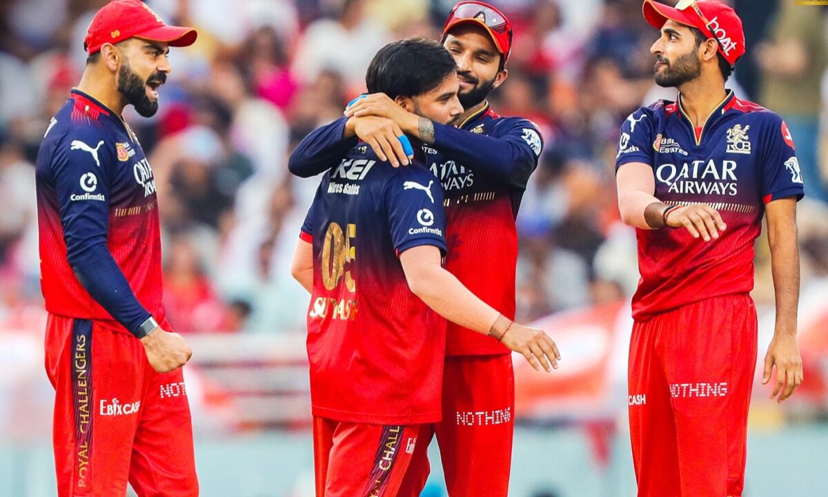 RCB have 14 points from 10 games in IPL 2025.