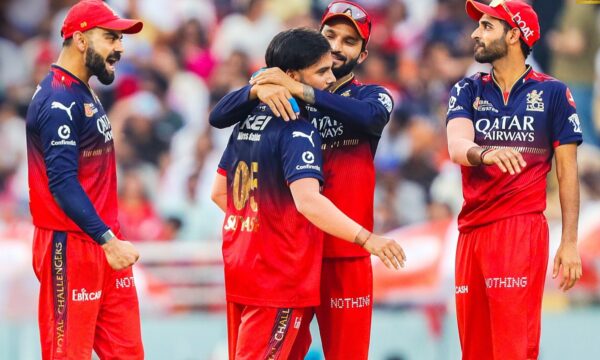 RCB have 14 points from 10 games in IPL 2025.