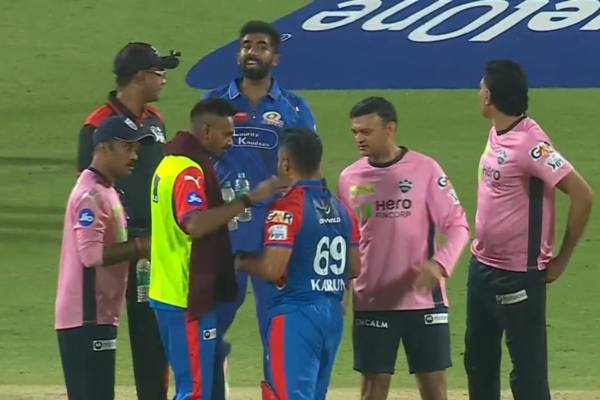 Jasprit Bumrah and Karun Nair Heated Exchange