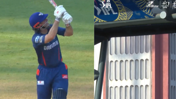 Mitchell Marsh huge six at Wankhede off Deepak Chahar MI vs LSG IPL 2025