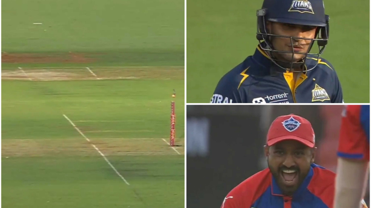 Shubman Gill furious at Sai Sudharsan run out Karun Nair GT vs DC IPL 2025