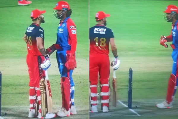 Virat Kohli KL Rahul fight verbal argument face off IPL 2025 DC vs RCB (1)