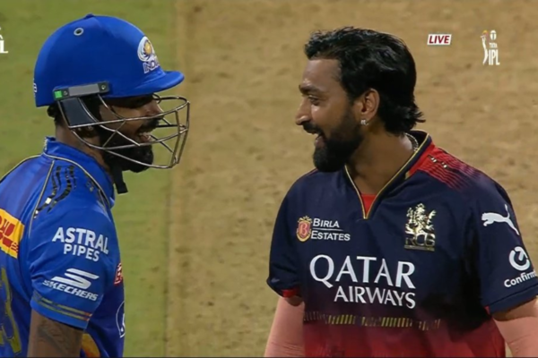 hardik pandya vs krunal pandya faceoff mi vs rcb ipl 2025