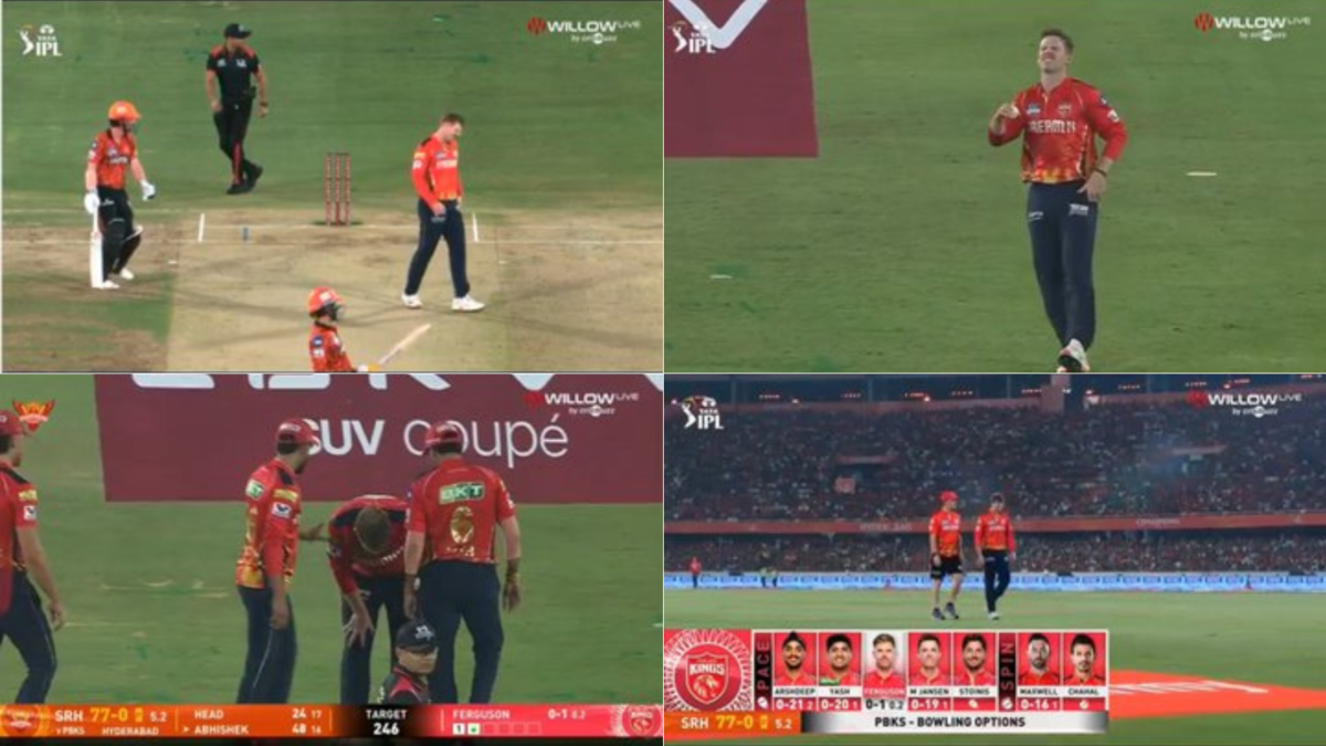 Big Blow for Punjab Kings! Lockie Ferguson Quits Bowling Midway Due to Injury During SRH Clash in IPL 2025