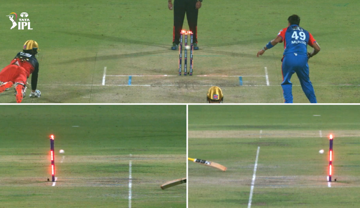 [WATCH] Karun Nair Spectacular Direct Hit Runs Out Rajat Patidar After Mix Up With Virat Kohli in DC vs RCB IPL 2025 Match