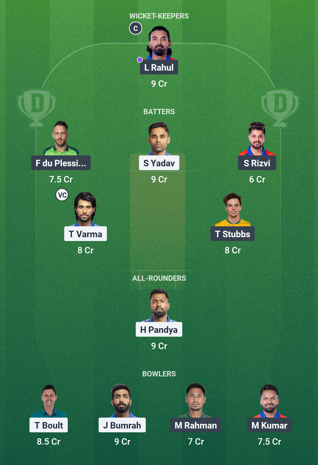 MI vs DC Dream11 Prediction Today Match 63 Playing XI IPL 2025 Grand League Team