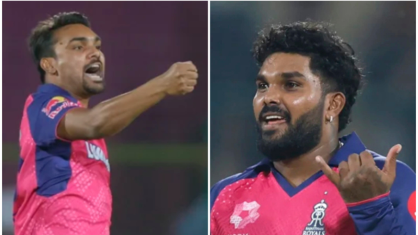 Sandeep Sharma Wanindu Hasaranga Rajasthan Royals RR vs MI IPL 2025