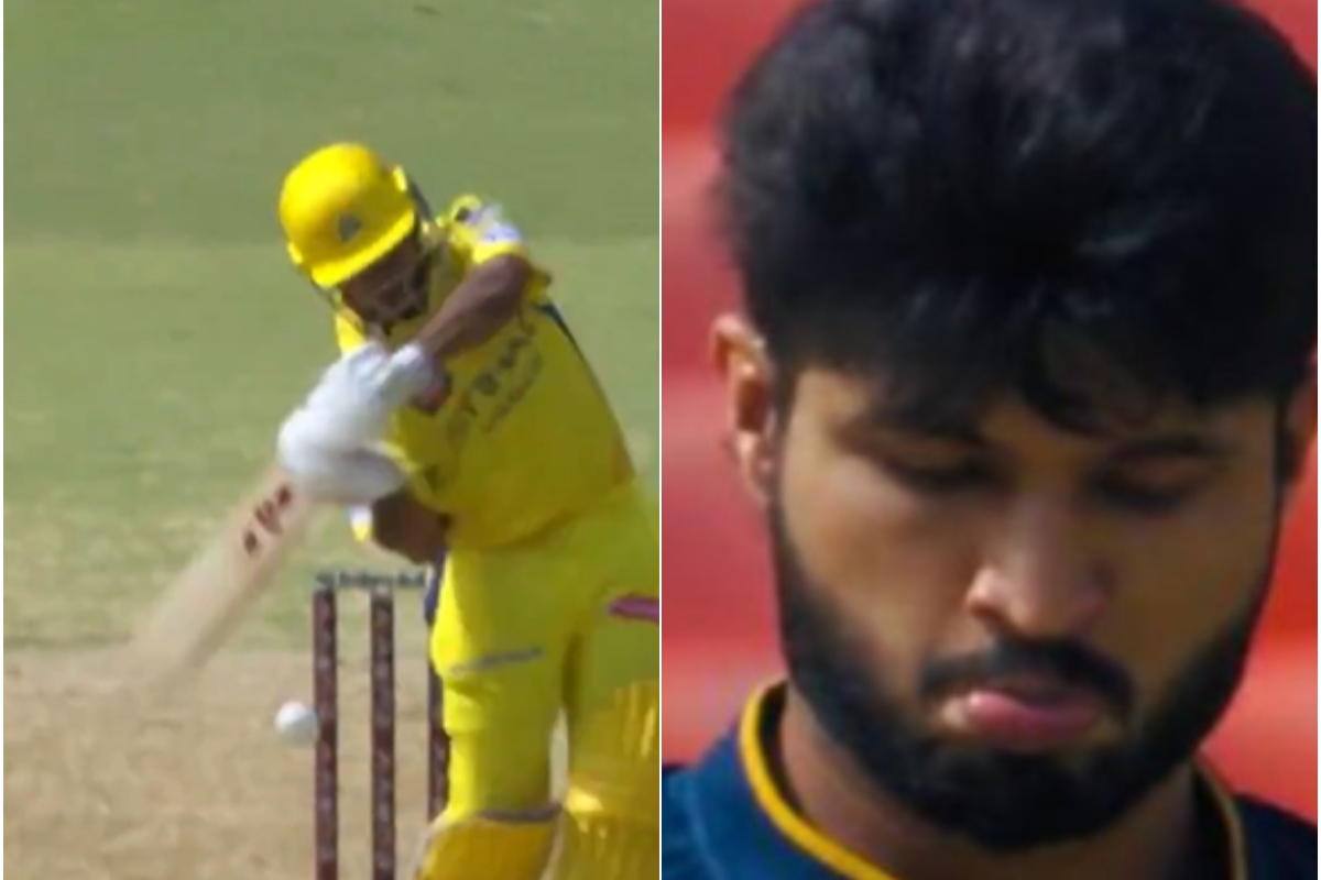 [WATCH] Ayush Mhatre Punishes Arshad Khan for 28 Runs in an Over During GT vs CSK Clash in IPL 2025