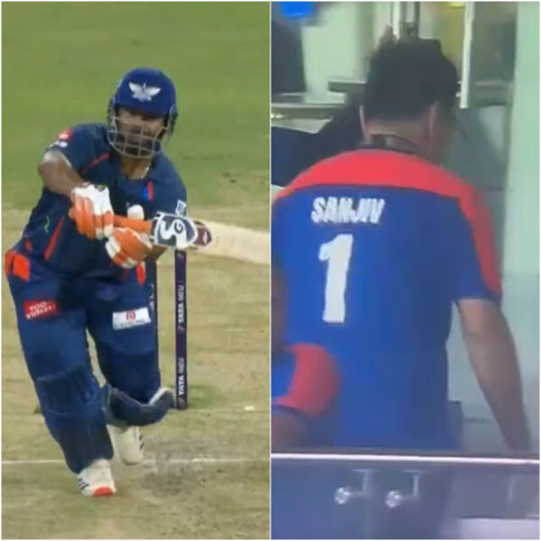 [WATCH] Rishabh Pant fails miserably after batting promotion, LSG owner turns his back after dismissal in LSG vs SRH IPL 2025 clash