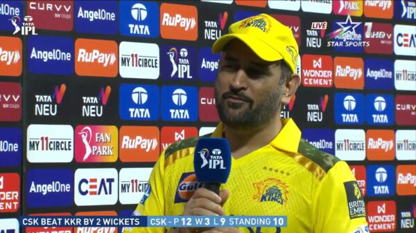 MS Dhoni Singles Out CSK Youngster For Praise After Beating KKR in IPL 2025