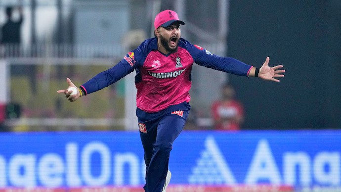 Riyan Parag lands in controversy for his catch of Devon Conway during CSK vs RR IPL 2025 clash