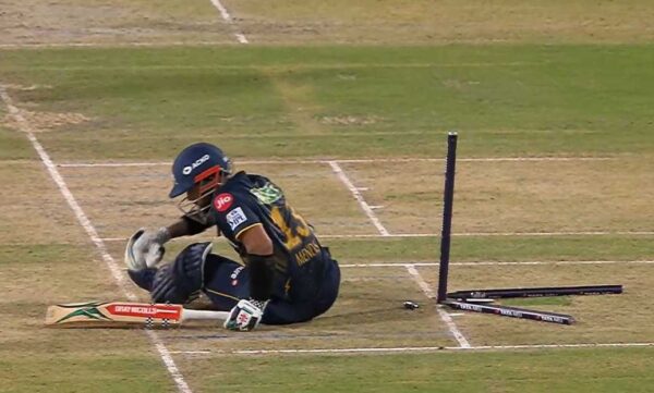 [WATCH] Brainfade From Kusal Mendis; Commits Bizarre Hit-Wicket in Must-Win IPL 2025 Eliminator Against Mumbai Indians