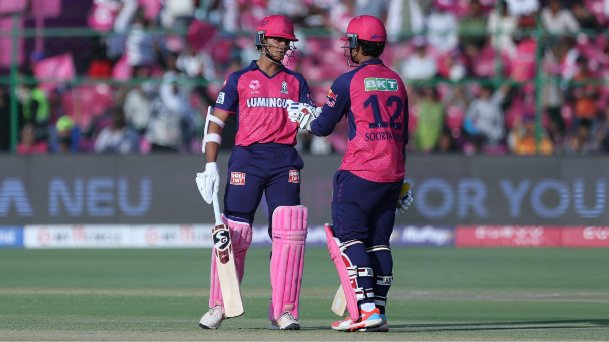 Among all the opening pairs with at least five IPL innings together, Jaiswal and Suryavanshi have the third-best run rate (12.41).