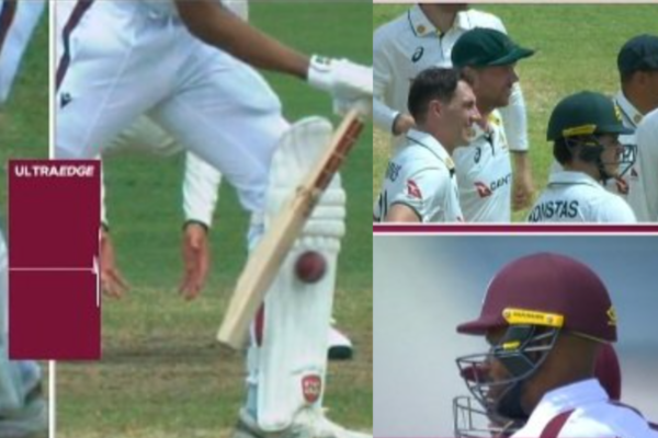 Australia Robbed of a Big Chance by TV Umpire in the ongoing WI vs AUS 1st Test