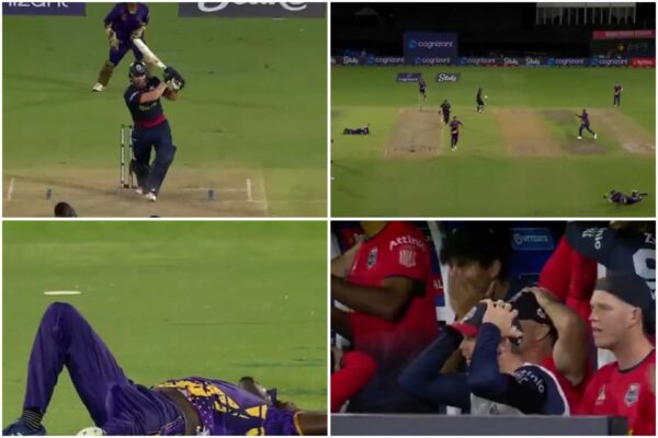 Drop Catch Denies Andre Rusell Wicket of Glenn Phillips off Last Ball With One To Win in MLC 2025 Thriller