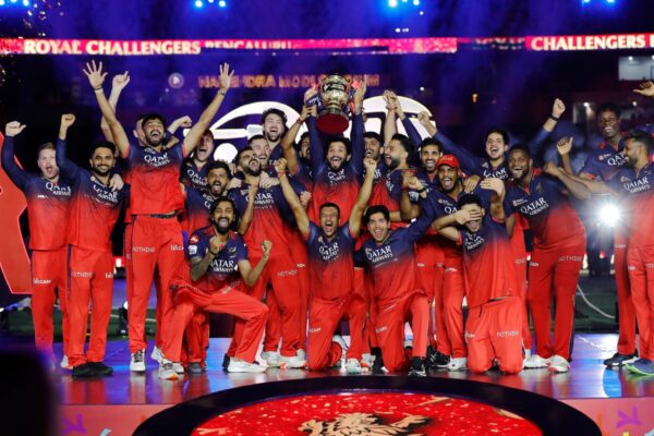 RCB lifted their maiden trophy by beating Punjab Kings in the IPL 2025 final.