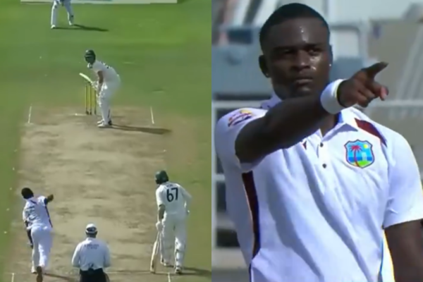 [WATCH] Jayden Seales Gives Pat Cummins a Send-Off, Points to Pavilion After Taking His Wicket on Day 1 of WI vs AUS 1st Test