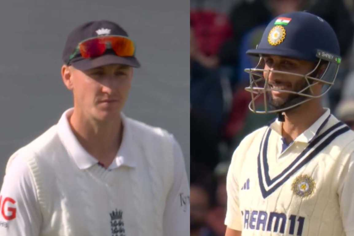 [WATCH] Prasidh Krishna Falls Into Harry Brook Sledging Bait During ENG vs IND 1st Test