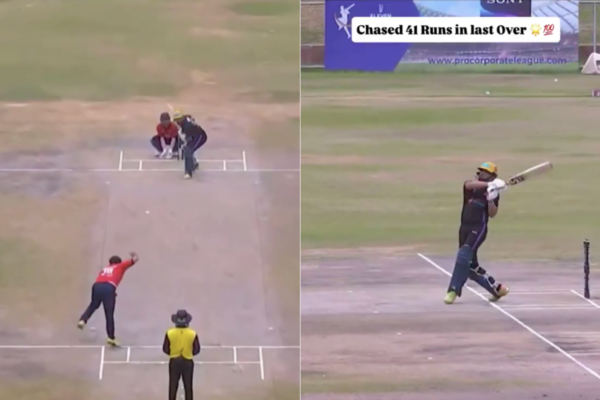 [WATCH] Meerut Kings Duo Blast 41 Runs in Last Six Balls, Set New World Record For Most Runs in One Over in T20 Cricket