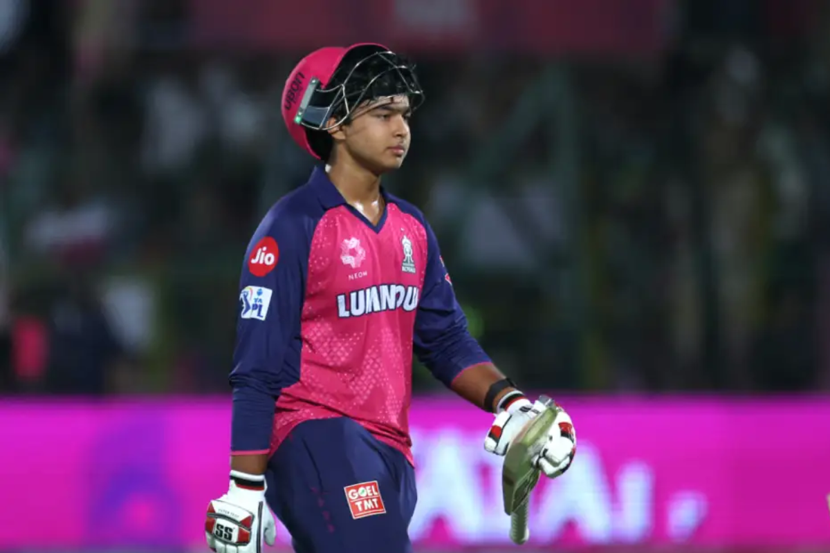 Vaibhav Suryavanshi became the youngest player to play in the history of the IPL.