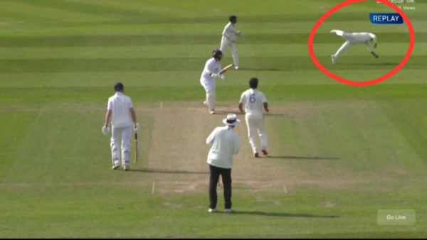 [WATCH] India A Star Sarfaraz Khan Shows Insane Reflexes, Grabs a Screamer at Slips Against England Lions