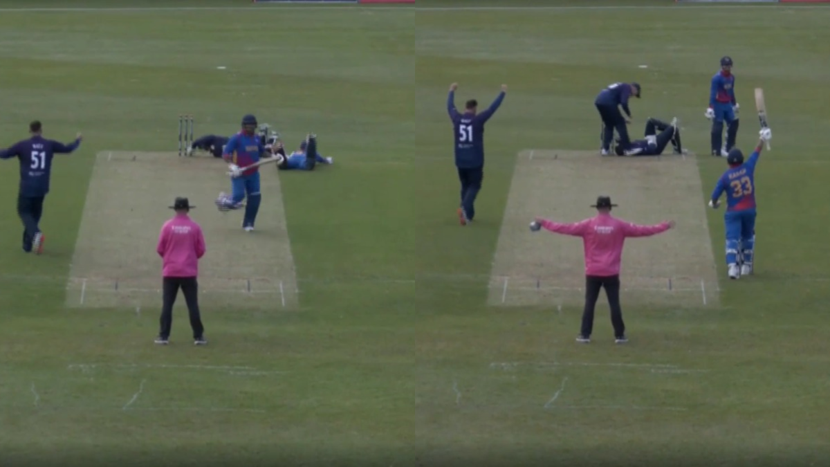 Drama unfolded on the final delivery during the fixture between Scotland and Nepal in Fothill, Dundee, yesterday.