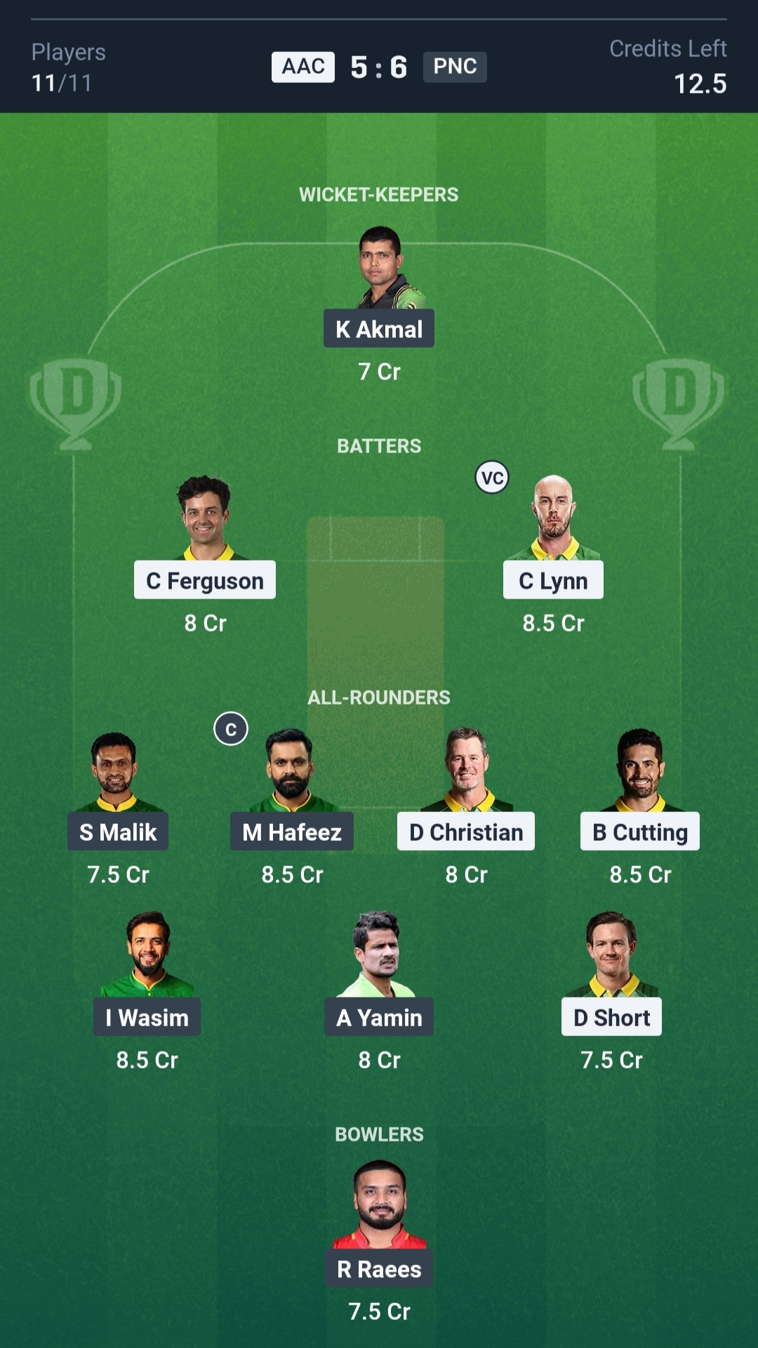 AAC vs PNC Dream11 Prediction Today WCL 2025 Match 14 Playing XI Small League Team