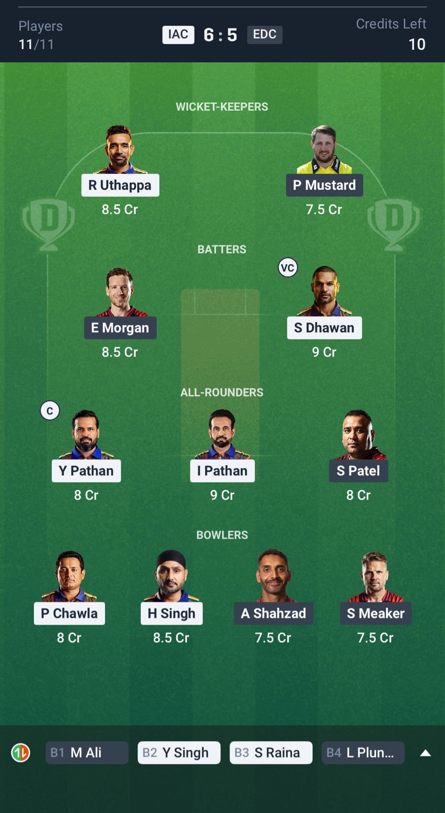 IAC vs EDC Dream11 Prediction Today WCL 2025 Match 13
