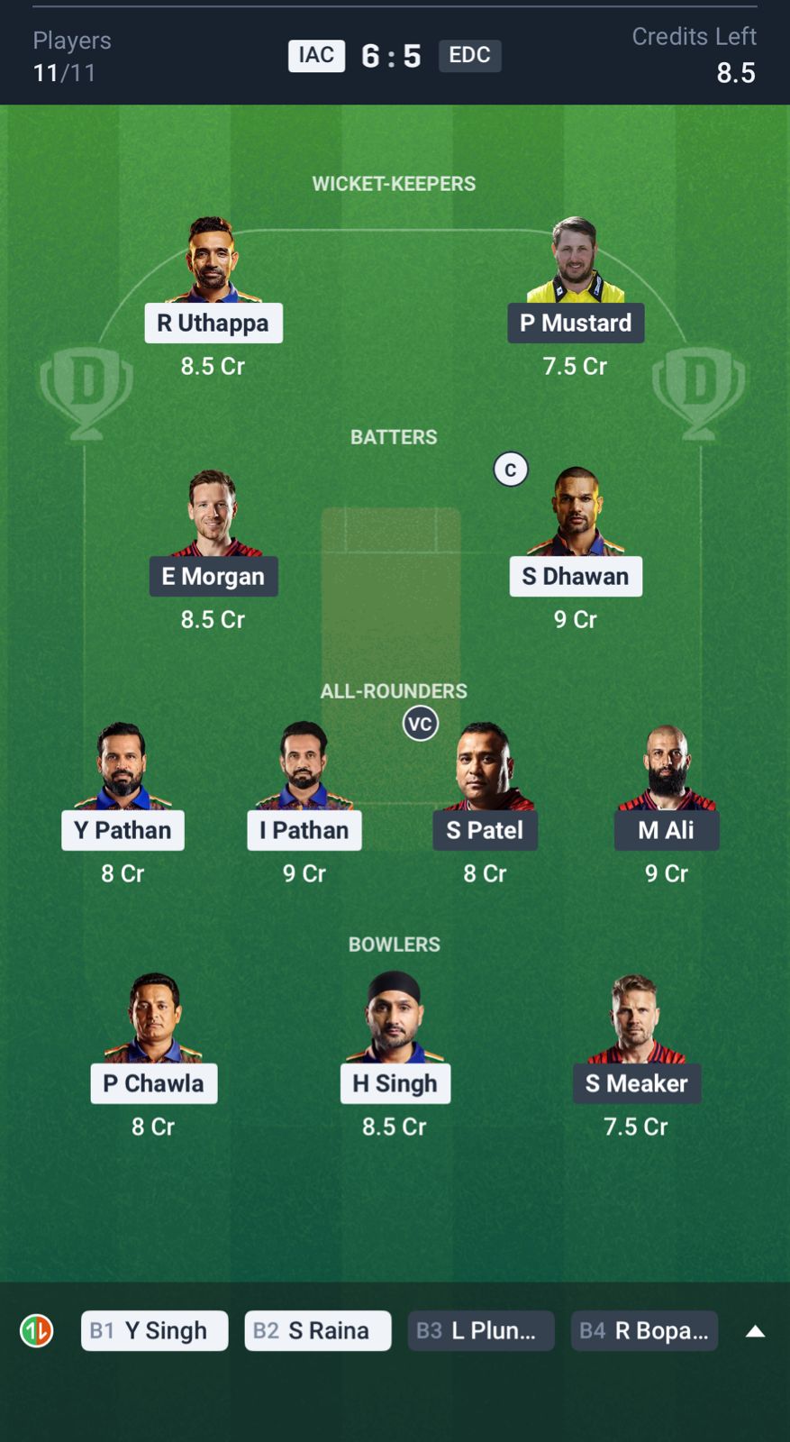 IAC vs EDC Dream11 Prediction Today WCL 2025 Match 13