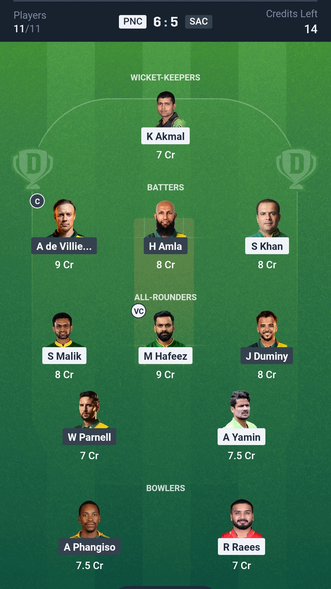 PNC vs SAC Dream11 Prediction Today WCL 2025 Match 9 Playing XI Small League Team