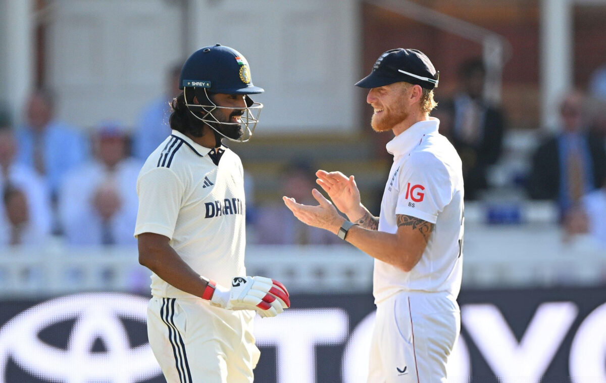 Ben Stokes clapped sarcastically in front of KL Rahul.