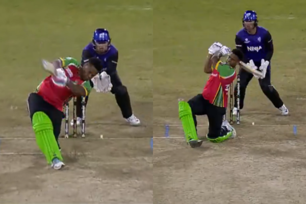[WATCH] 5 Sixes in an Over! Shimron Hetmyer Goes Berserk in Global Super League 2025 Against His International Teammate