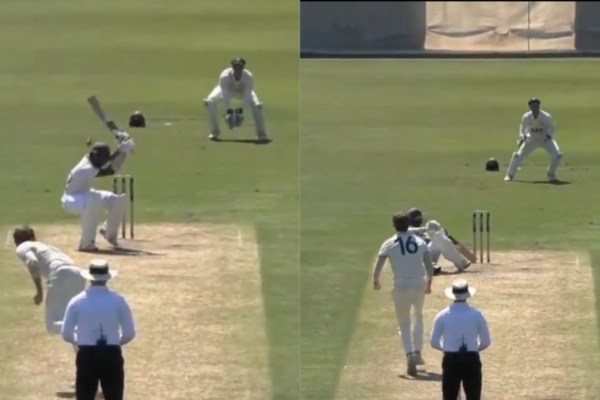 [WATCH] Unique Dismissal Alert! Batter Gets Dismissed In a Strange Way in AUS-A vs SL-A Fixture