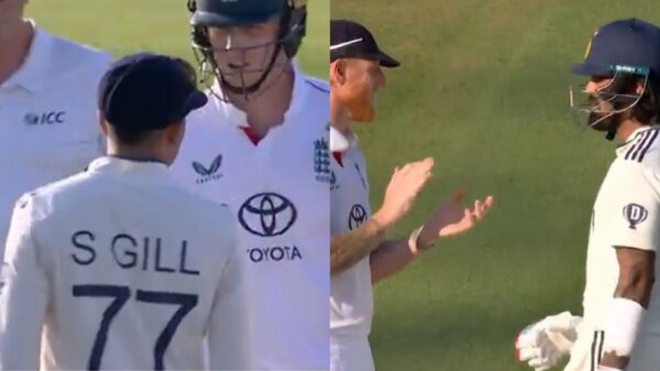 shubman gill zak crawley ben stokes clapping kl rahul