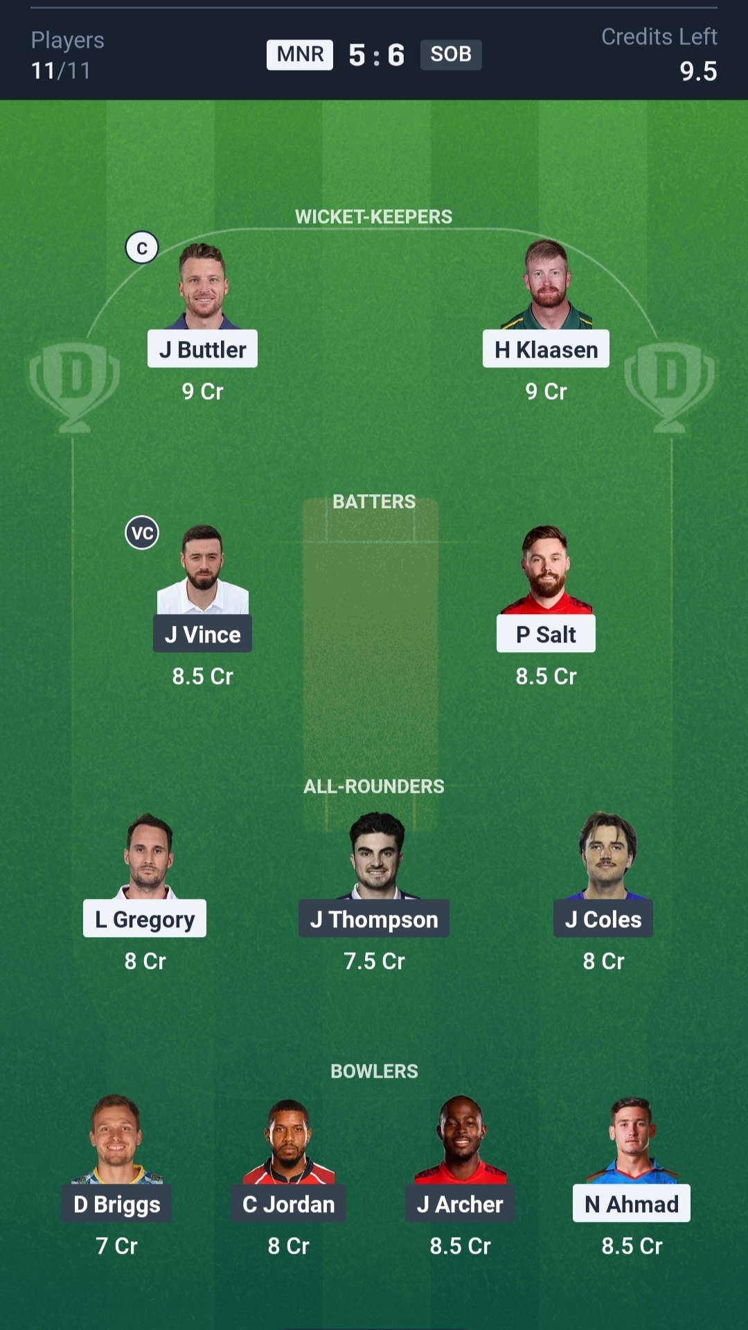 MNR vs SOB Dream11 Prediction Today The Hundred 2025 Match 2 Playing XI Small League Team