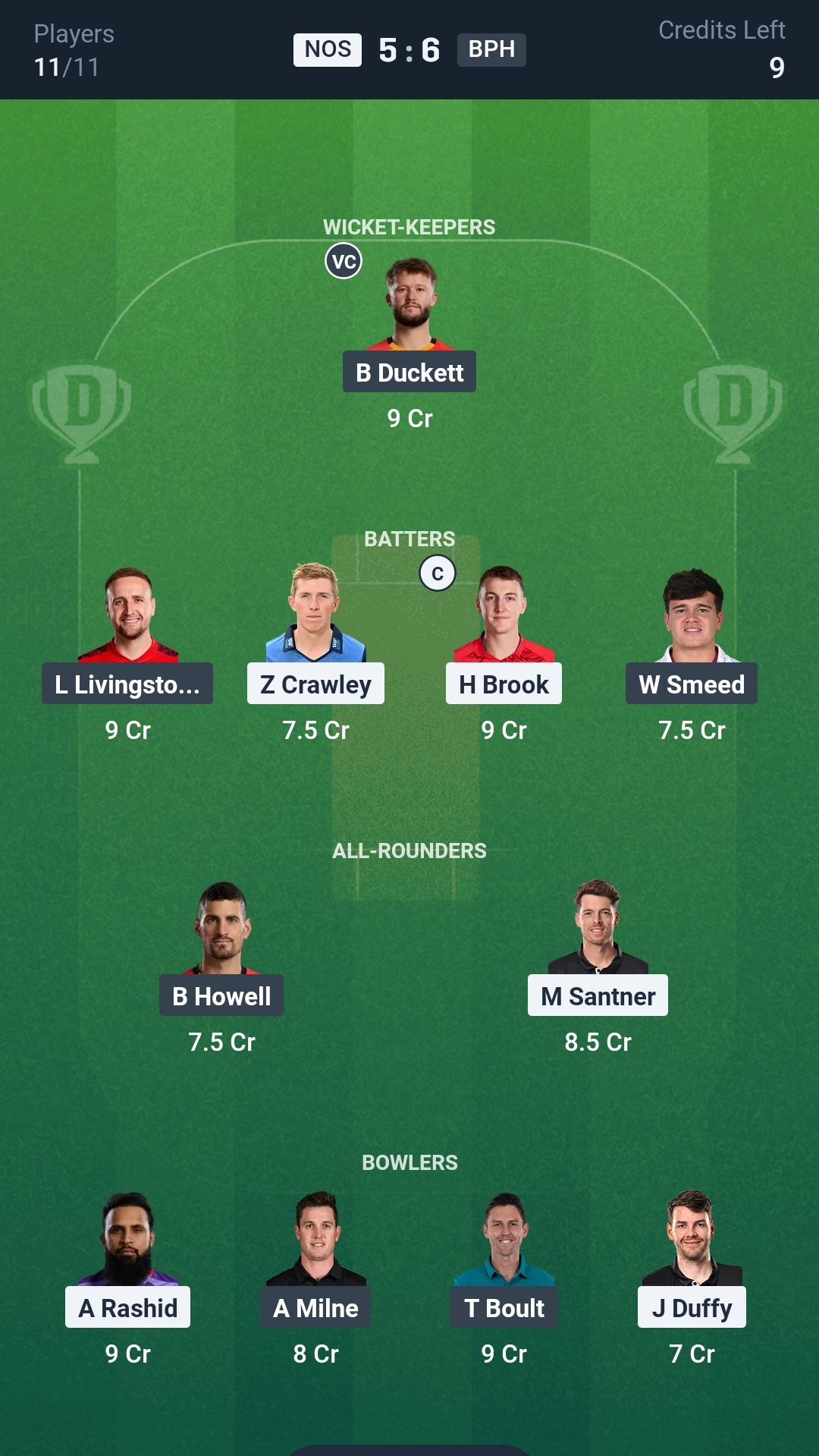 NOS vs BPH Dream11 Prediction Today The Hundred 2025 Match 14 Playing XI Grand League Team