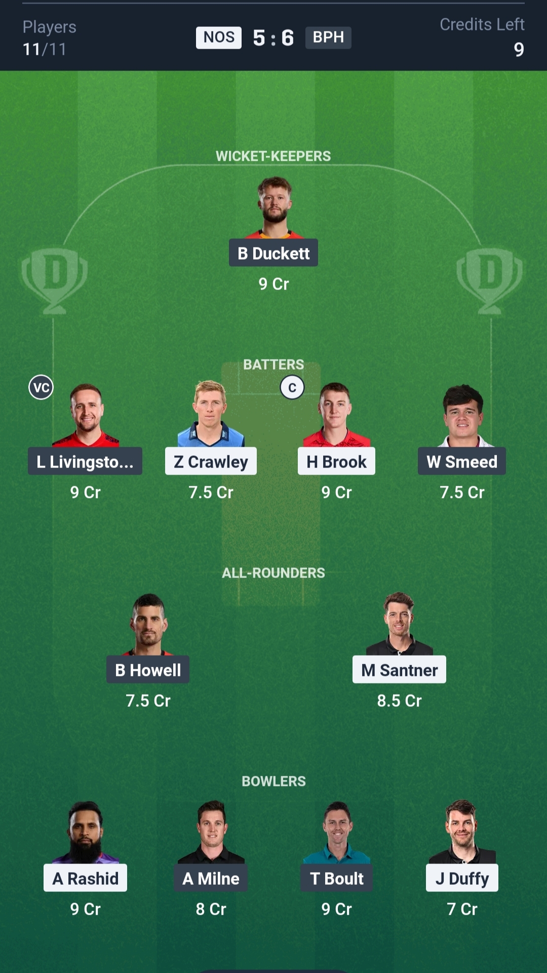 NOS vs BPH Dream11 Prediction Today The Hundred 2025 Match 14 Playing XI Small League Team