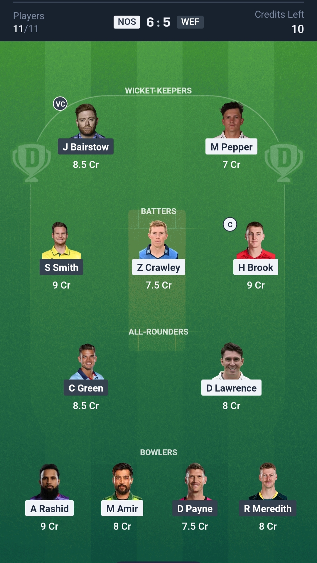 NOS vs WEF Dream11 Prediction Today The Hundred 2025 Match 3 Playing XI Grand League Team