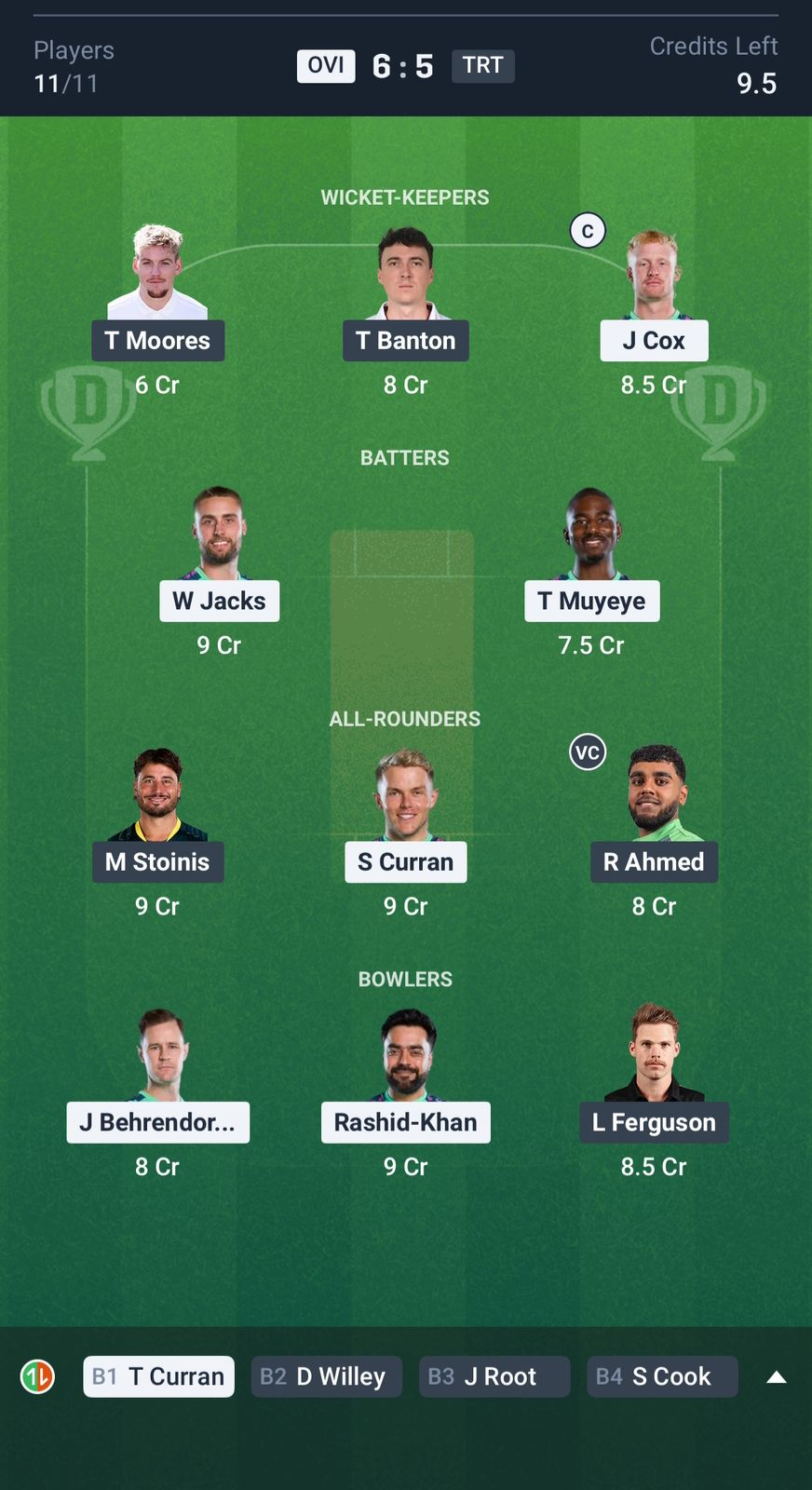 OVI vs TRT Dream11 Prediction The Hundred 2025 Match 23