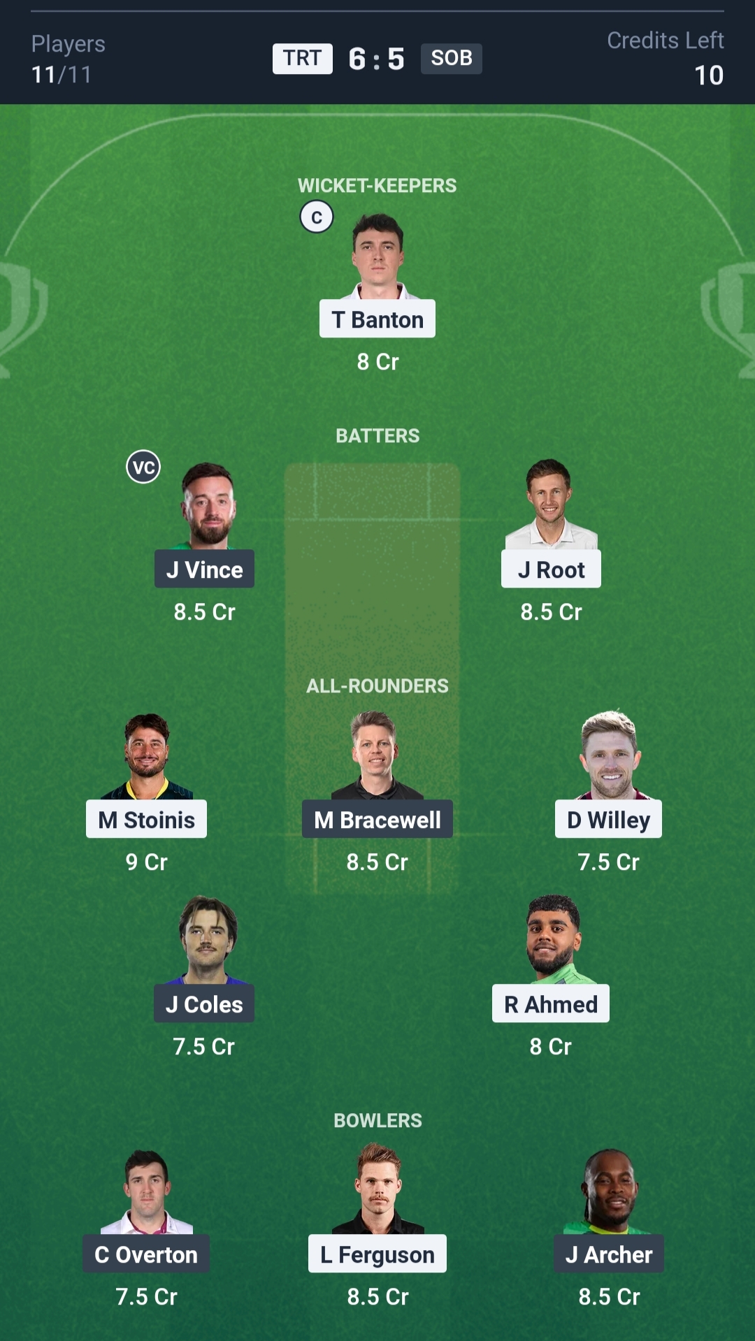 TRT vs SOB Dream11 Prediction Today The Hundred 2025 Match 15 Playing XI Small League Team