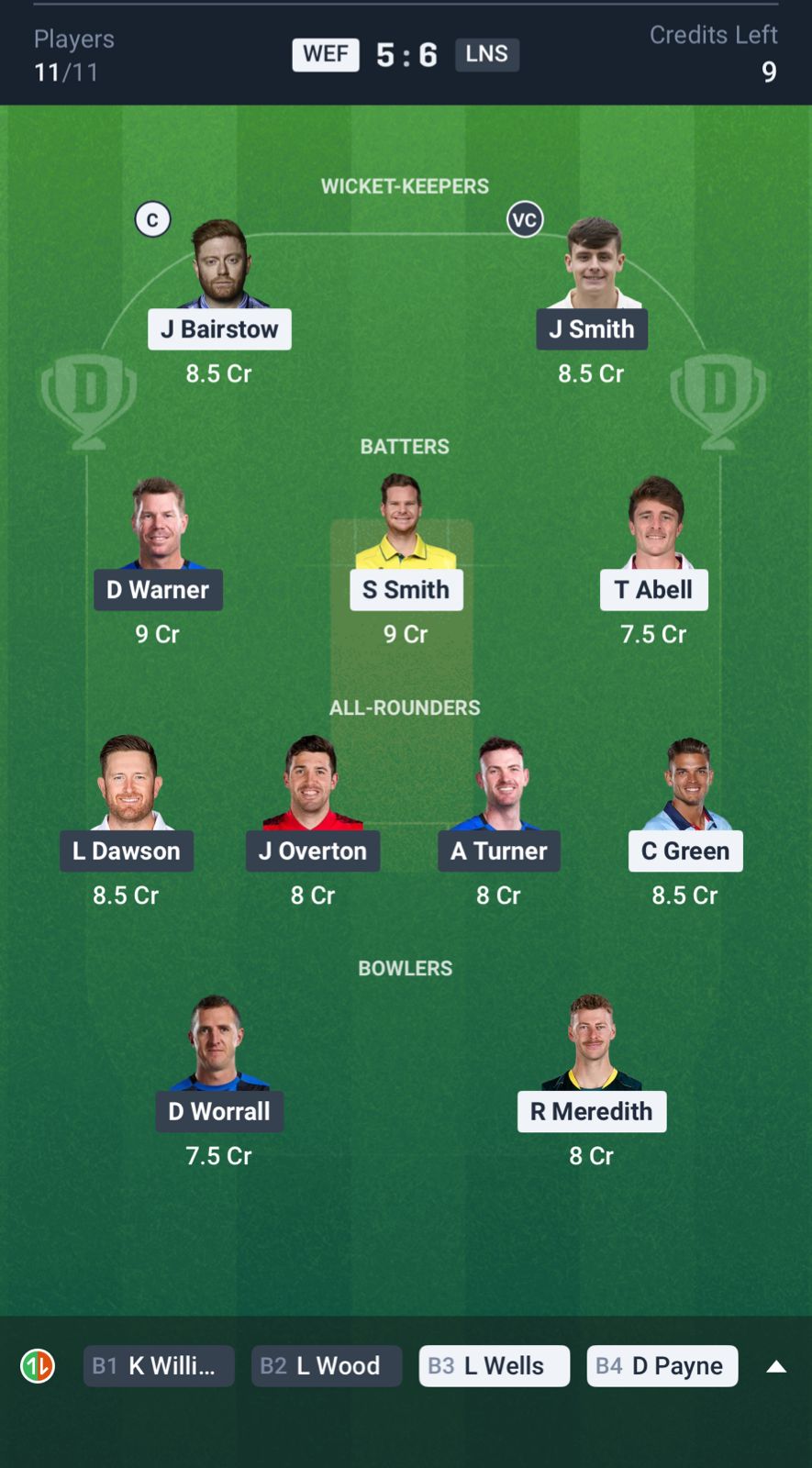 WEF vs LNS Dream11 Prediction Today The Hundred 2025 Match 6